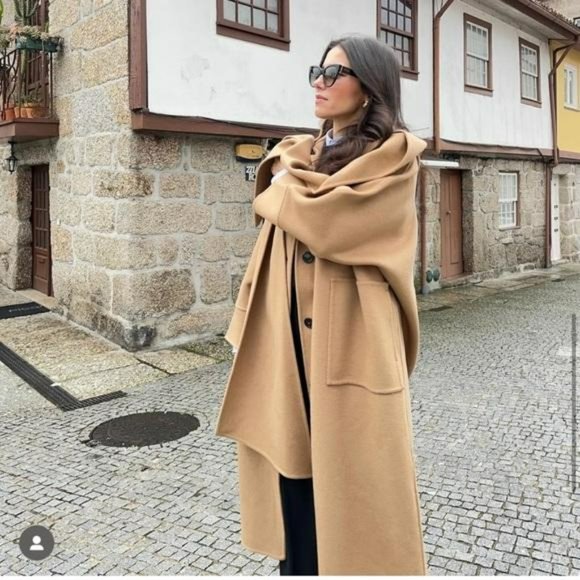 ZARA DOUBLE SIDED 100% WOOL COAT ZW COLLECTION - Picture 7 of 11